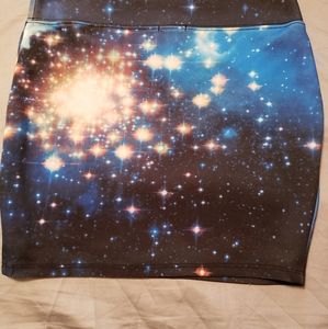 💚3 for $15 - Galaxy Skirt from Hot Topic